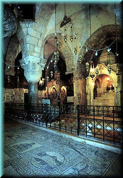 The underground Chapel of Saint Helena