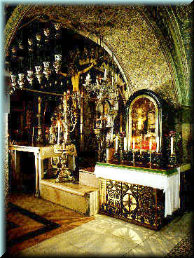 The altars of the Addolorata and the Crucifixion on Calvary