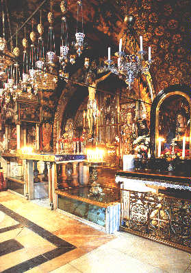 The Altar of the Virgin on Calvary
